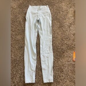 baby blue lululemon align leggings size 4